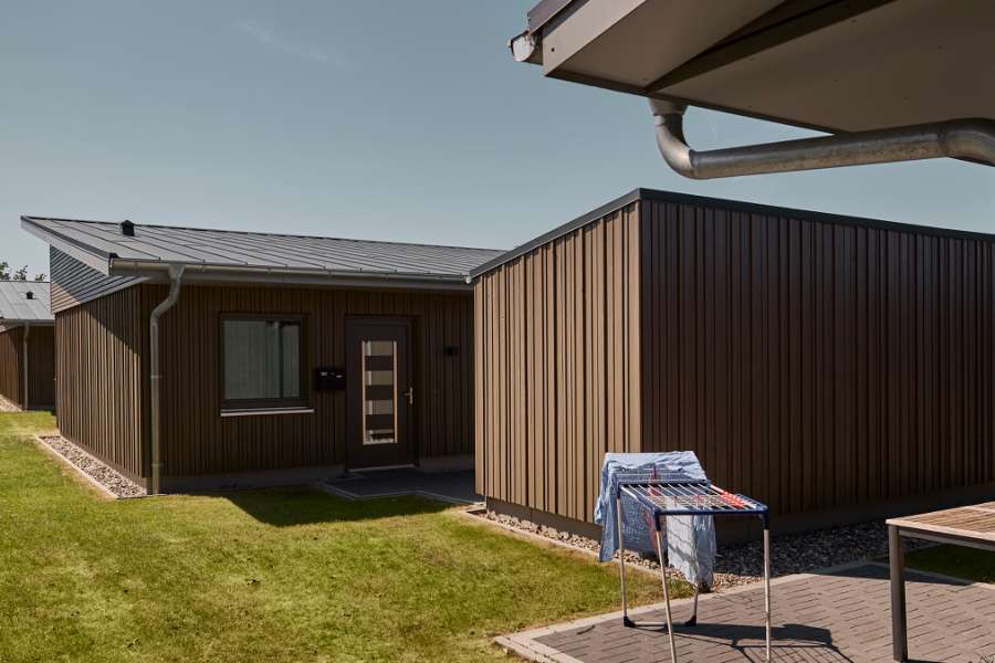 Ståltag ”beskytter” mennesker, der har brug for en hjælpende hånd i hverdagen, Feldstraße 12-26, 24983 Handewitt, Tyskland